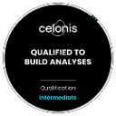Celonis credential, Qualified to Build Analyses